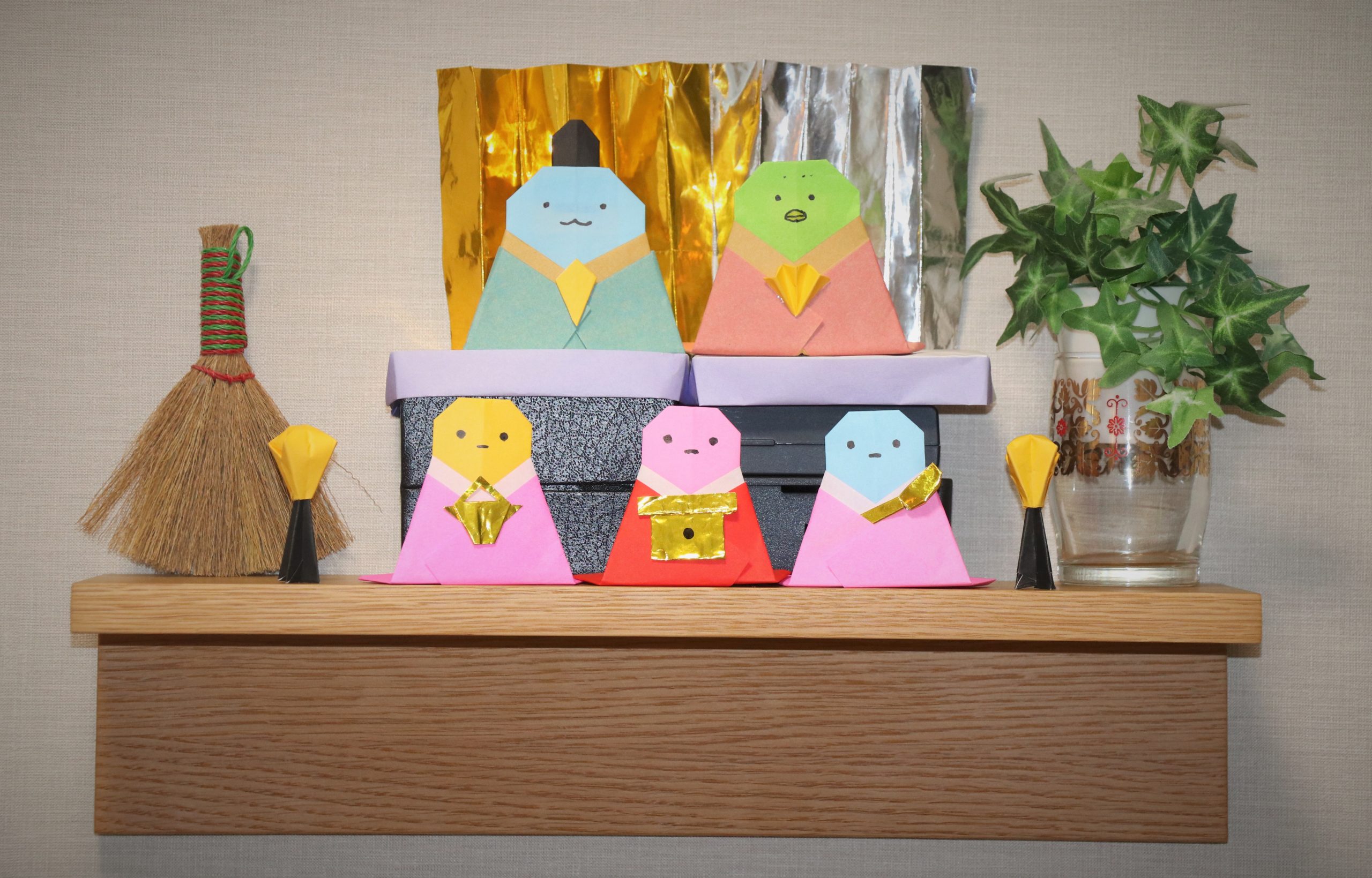 すみっこ雛祭り